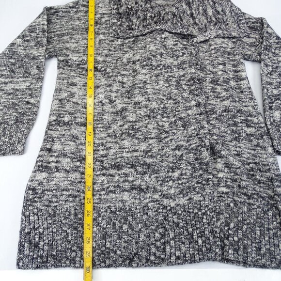 Eileen Fisher Women’s Gray‎ Sz L Baby Alpaca Open Cardigan Sweater Knit Jacket - Picture 7 of 7